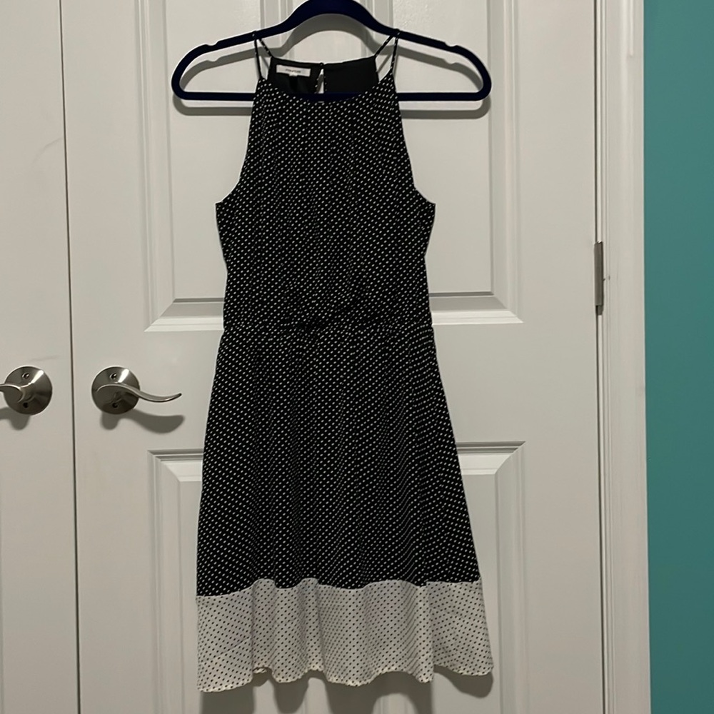 Super cute small women’s dress. Black and white polka dot.